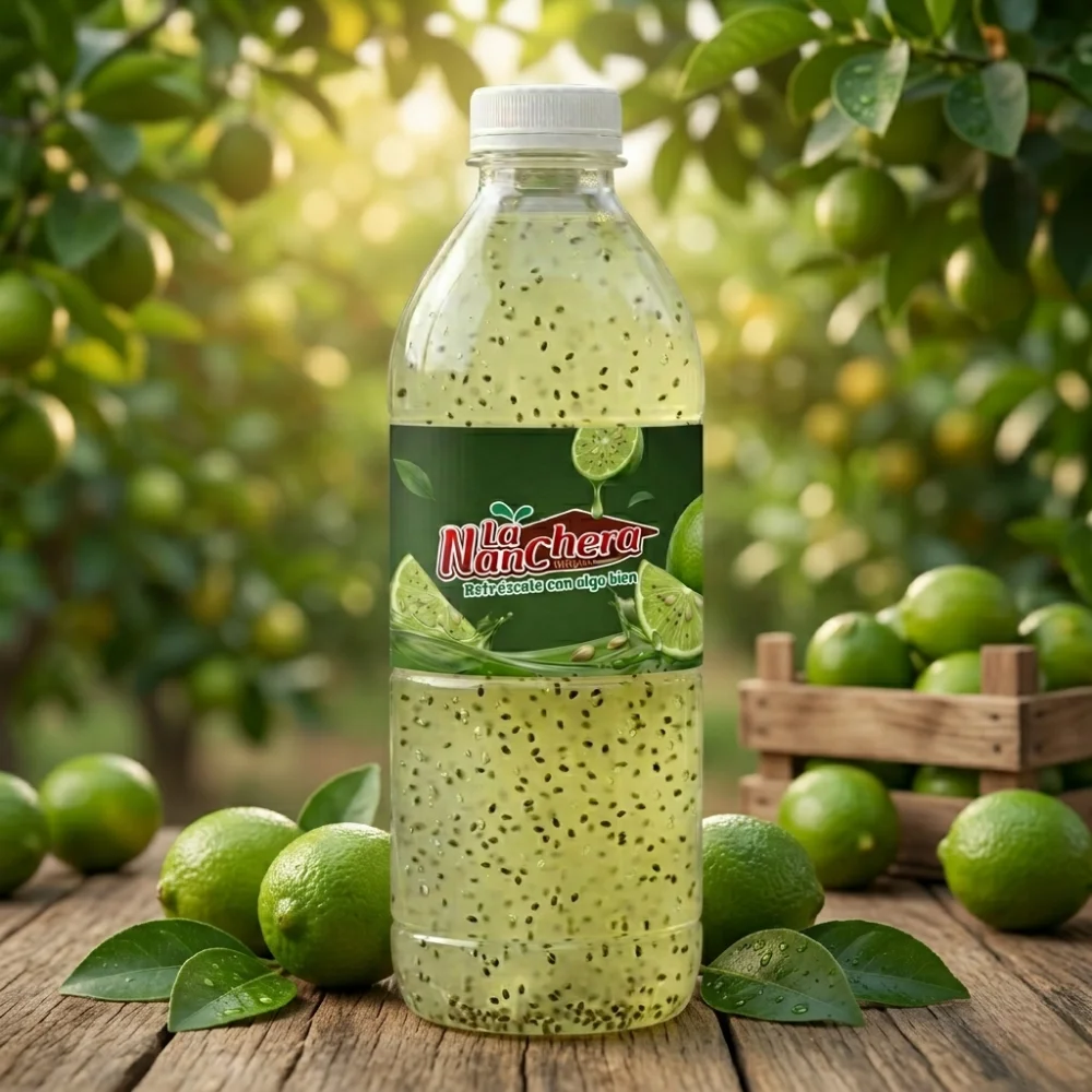 Botella de Limon con Chia La Nanchera